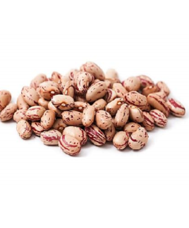 a pile of beans on a white background