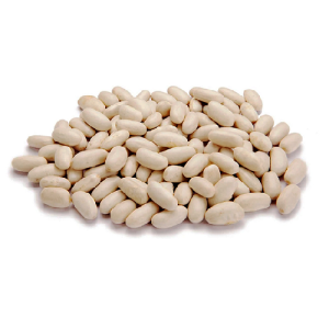a pile of white beans